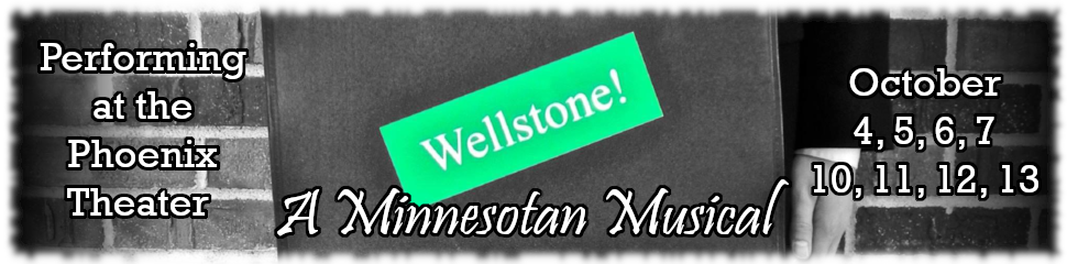 Logo for "Wellstone: A Minnesotan Musical," performing October 4 through October 13 at Phoenix Theater 