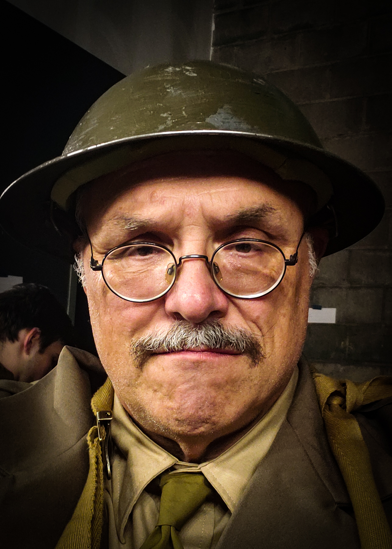 Jim AHrens as Trotter in Journey's End