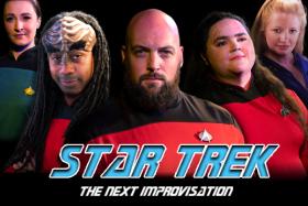 Text reads Star Trek: The Next Improvisation