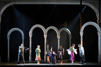 The cast of Don Giovanni presented by MN Opera