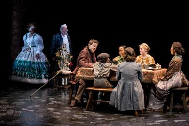 Cast of A Christmas Carol Photo by Dan Norman