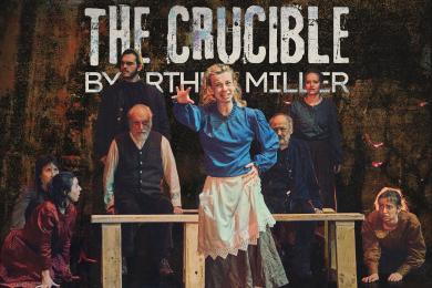 Courtroom scene from The Crucible