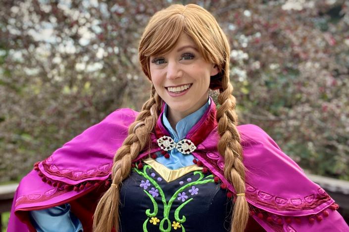 Nicole as Princess Anna from Frozen