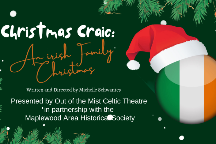 Holiday banner inviting you to join us for and Irish Family Christmas this year!!