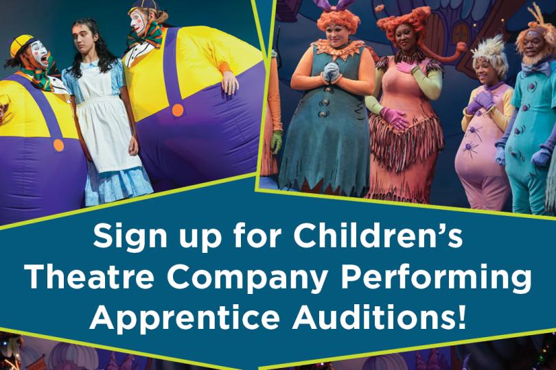 Sign up for Children's Theatre Company Performing Apprentice Auditions!