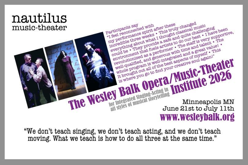 Nautilus: THE COMPLETE SINGER-ACTOR!