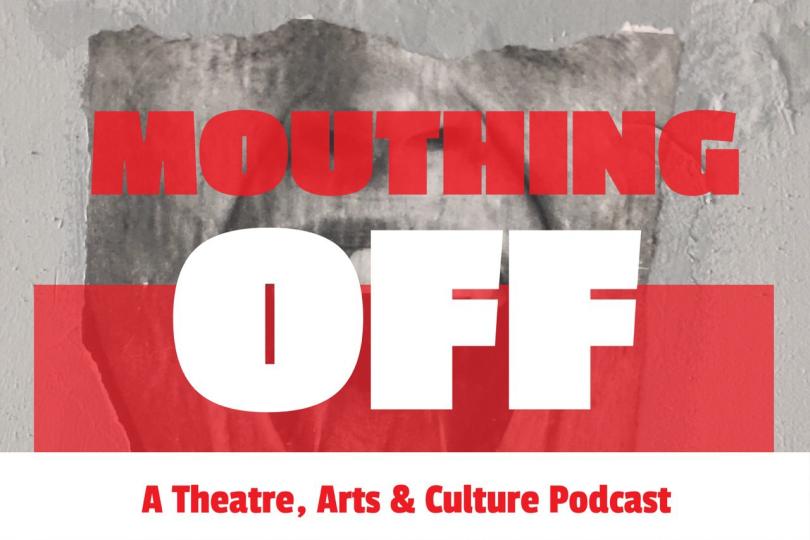 logo for Mouthing Off podcast