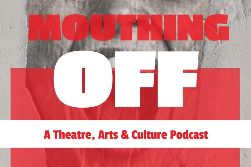 Logo for the Mouthing Off podcast