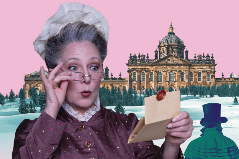 Commonweal Theatre Company presents The Wickhams: Christmas at Pemberley by Lauren Gunderson and Margot Melcon.